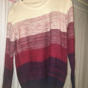 Brand new, medium gradient sweater